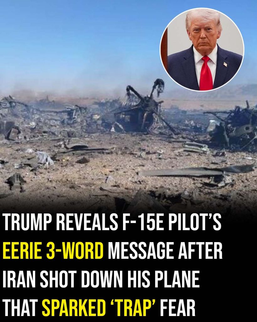 Pilot’s 3-word message after Iran shot down F-15E revealed