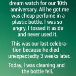 The Unopened Bottle, Why I Secretly Resented My Husbands Cheap Anniversary Gift Until A Tragic Accident Revealed His Final Message