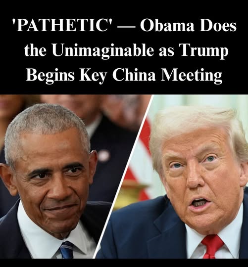 ‘PATHETIC’ — Obama Does the Unthinkable as Trump Begins Key China Meeting