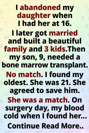 I Left Her as a Baby… She Returned as My Son’s Lifesaver—With One Heartbreaking Note