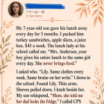 A 7-year-old boy quietly gave away his lunch every day for 5 months. What happened next exposed a heartbreaking secret—and proved that kindness can save a life. ❤️