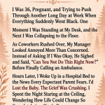 After losing my baby, I thought the worst part was over. Then a hospital janitor stopped me in the lobby and revealed what my manager did in the minutes after I collapsed—a truth that changed everything.