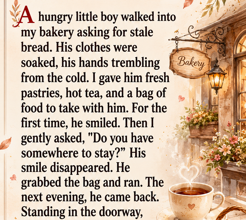 Hungry Little Boy Came Into My Bakery Asking for Stale Rolls – I Had No Idea How Much That Moment Would Change Both of Our Lives