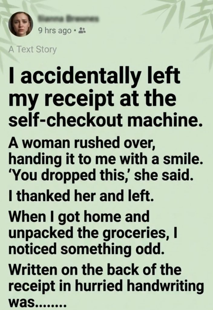 A simple act of kindness hides a chilling warning.