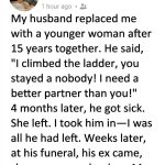 He Walked Away for Someone Else… Until Illness Took It All and I Was the Only One Left Beside Him