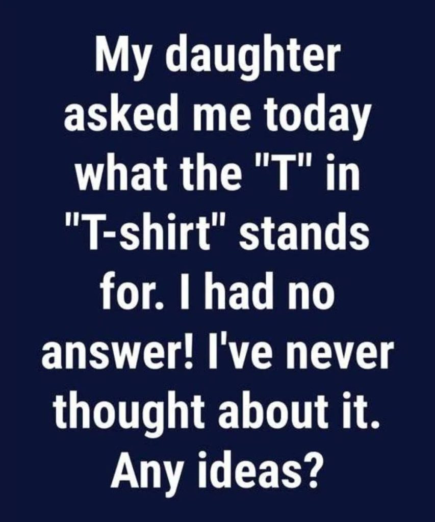 Why Do We Call Them T-shirts?