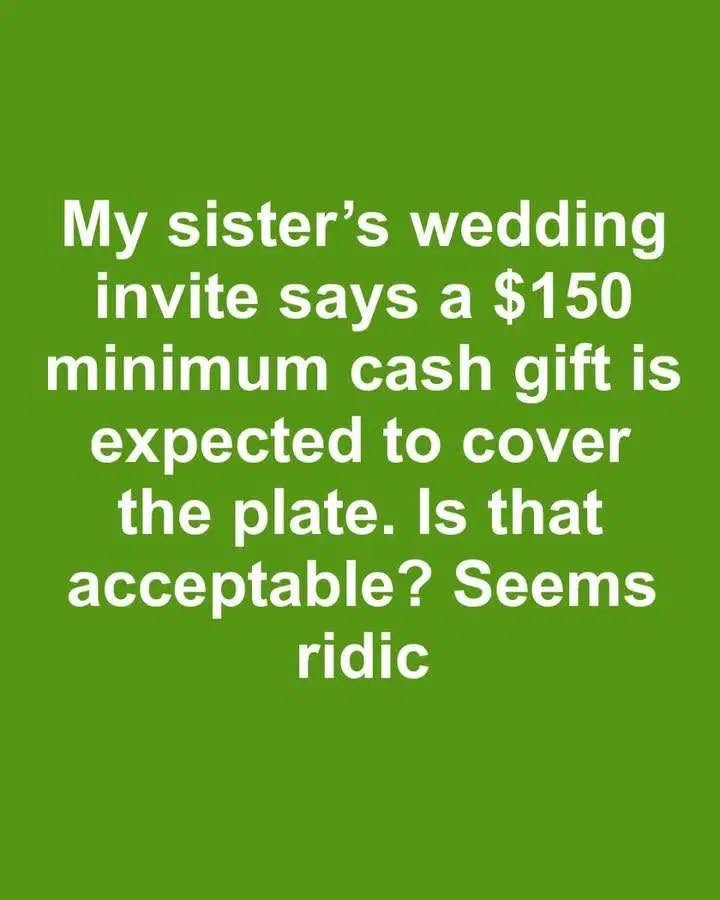 Is It Rude to Ask Wedding Guests for a Minimum Cash Gift