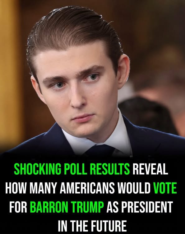 Shock poll reveals how many Americans would want Barron Trump as future President