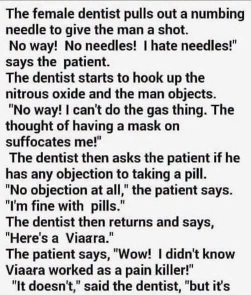 “Patient’s Fear of Needles Leads to Hilarious Denta