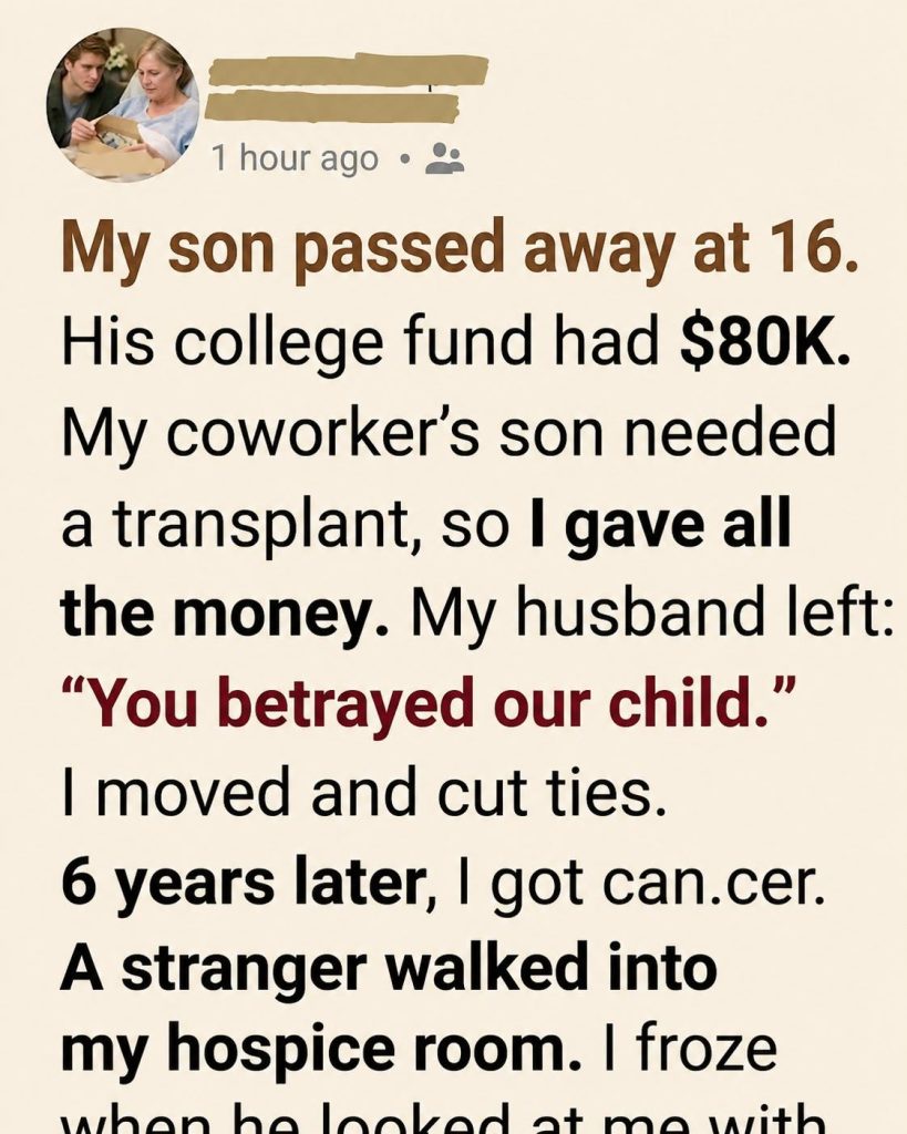 I Sacrificed My Son’s College Fund For A Coworker’s Child—Then A Stranger Changed Everything 6 Years Later