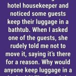 Why You Should Put Luggage in Your Hotel Room’s Bathtub