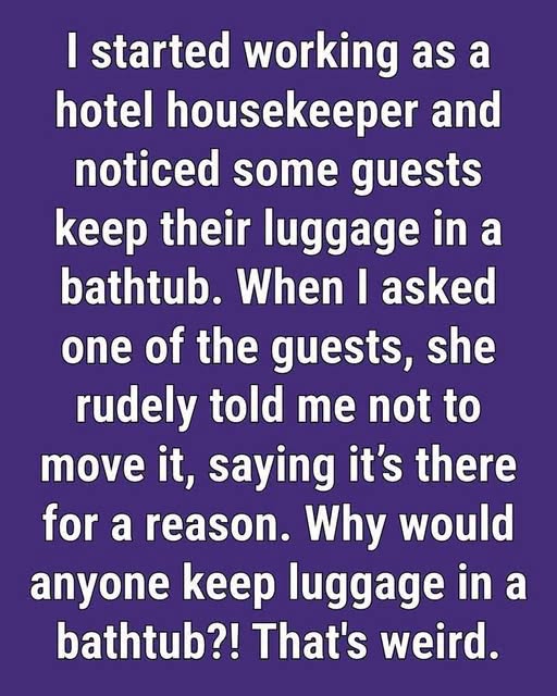 Why You Should Put Luggage in Your Hotel Room’s Bathtub