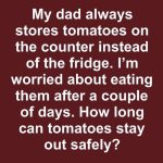 No one told me about that.