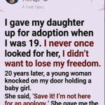 20 Years Ago I Chose Freedom Over My Child… Then She Returned With a Baby Who Needed Me to Survive