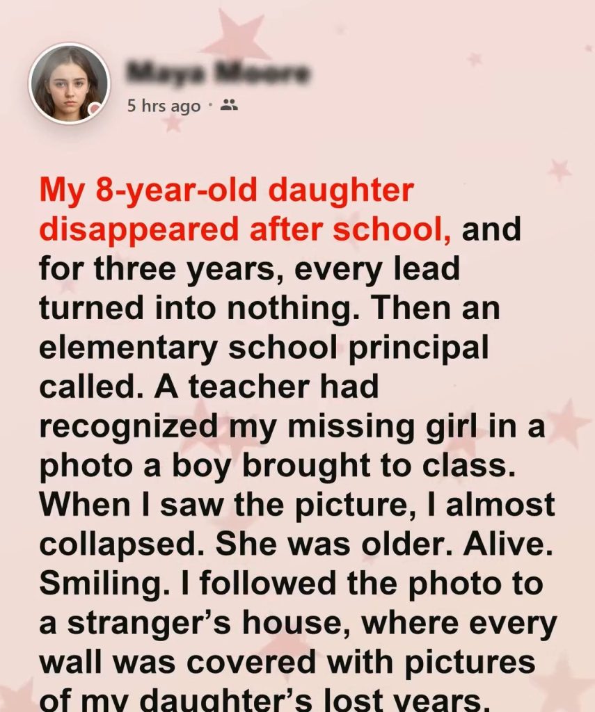 The School Photo That Showed Me My Missing Daughter Had Been Living Another Life Nearby